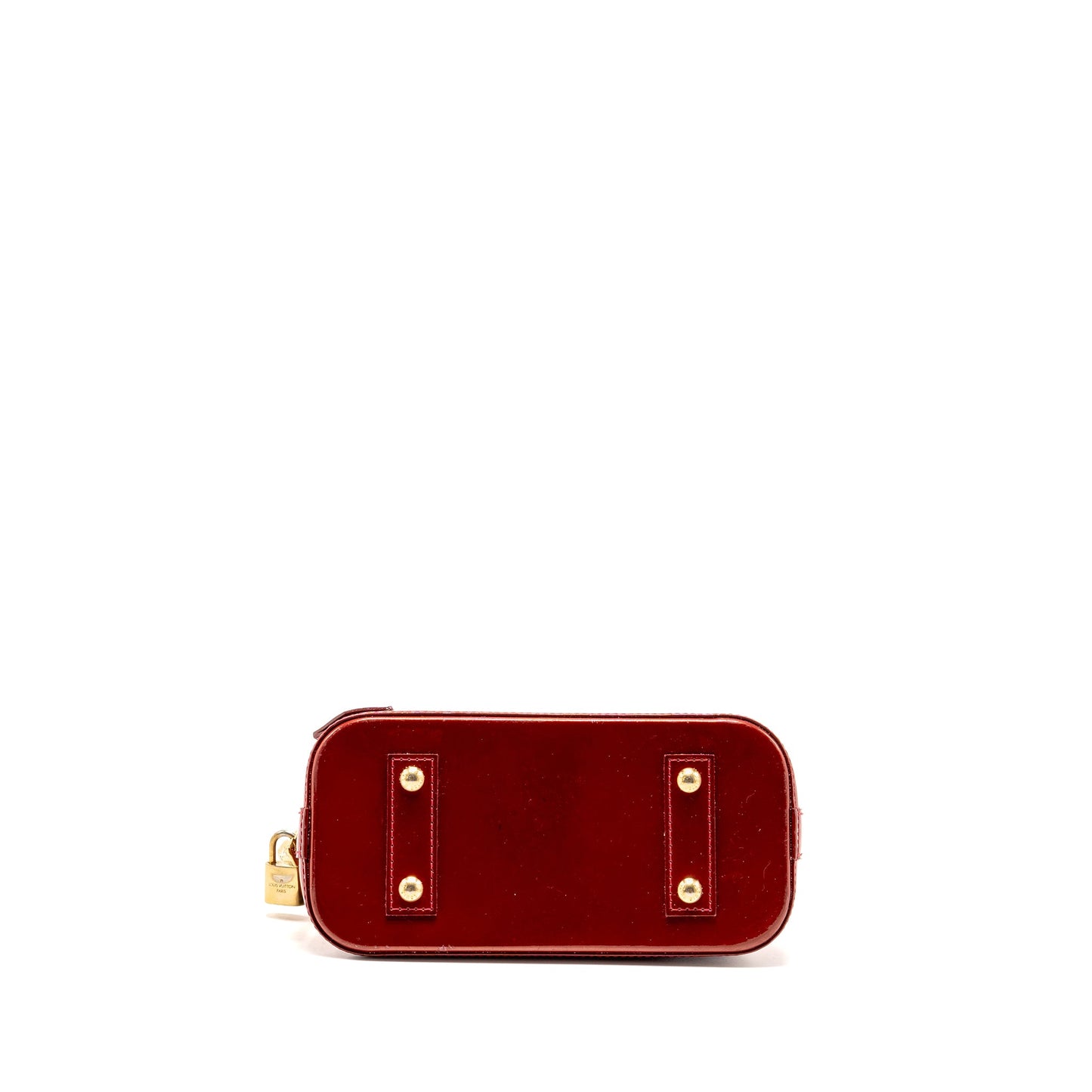 Louis Vuitton Alma Patent Leather Red