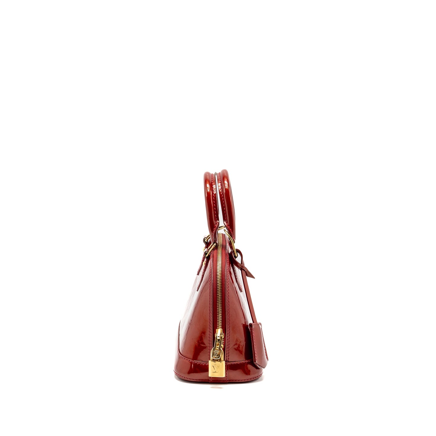 Louis Vuitton Alma Patent Leather Red
