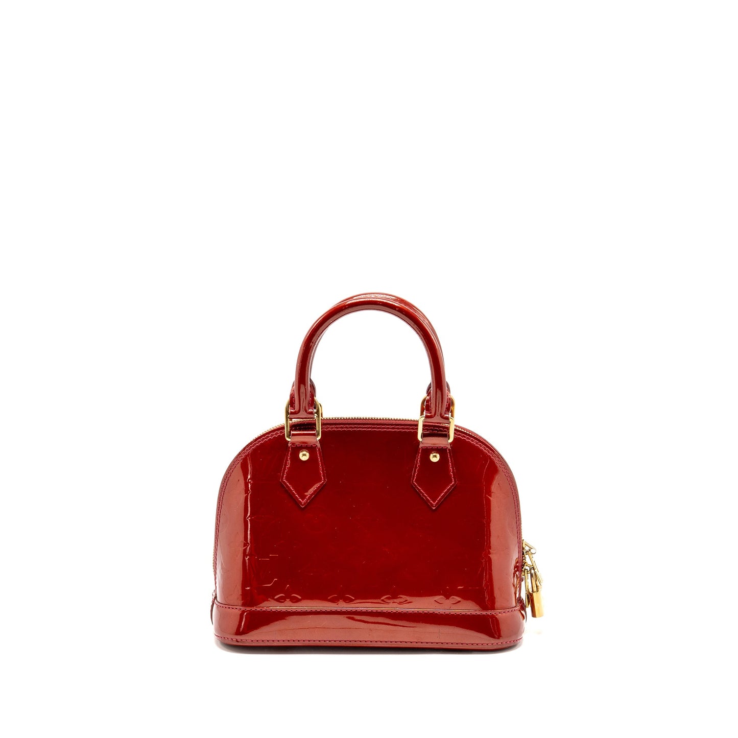 Louis Vuitton Alma Patent Leather Red