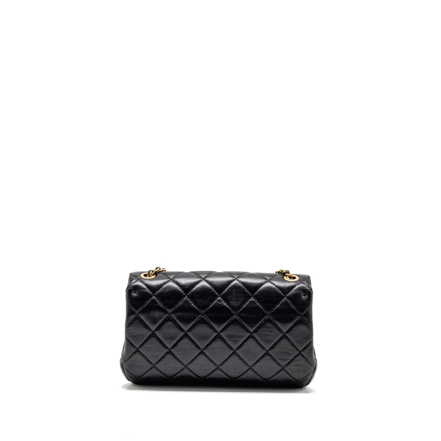 Chanel 22c Quilted Flap Bag Lambskin Black GHW (microchip)