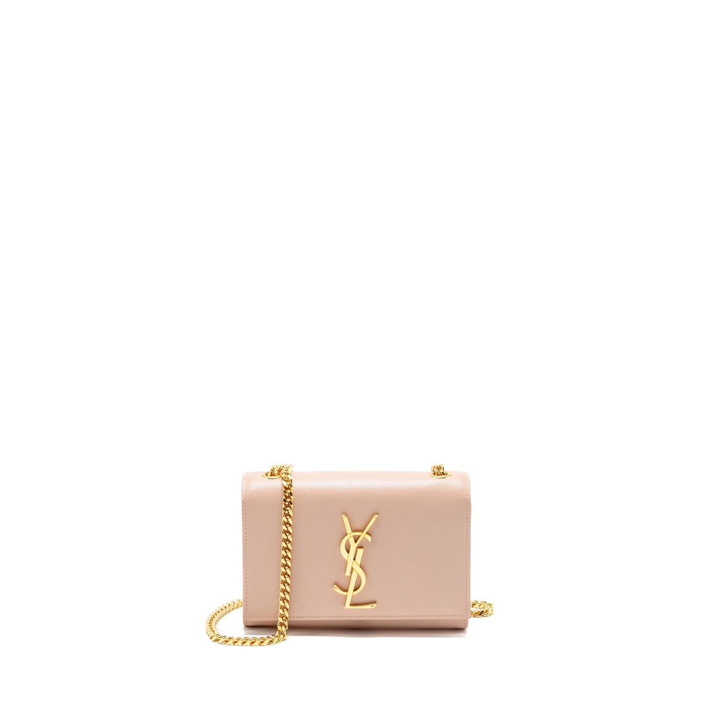 Saint Laurent/ Small Mini Purse Calfskin Pale Pink