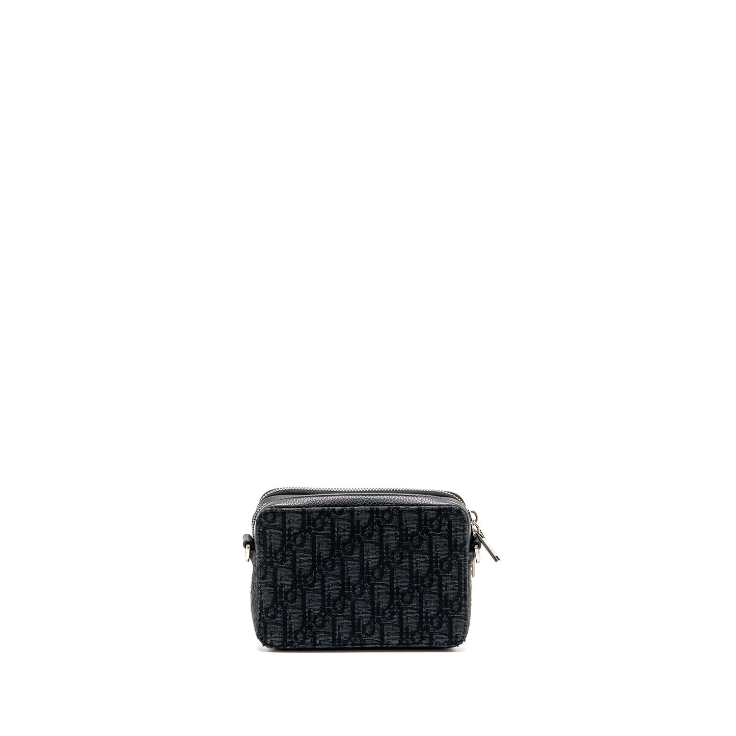 Dior Wallet on Strap Oblique Canvas/Leather Black