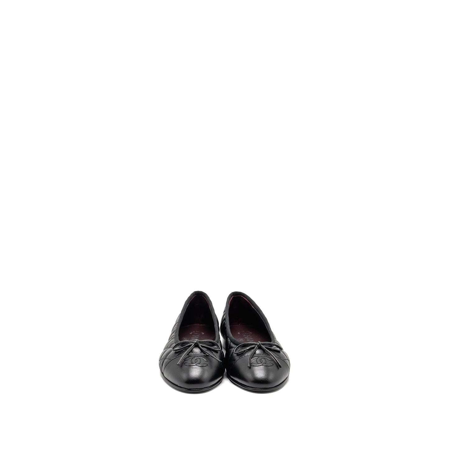 Chanel Size 36 Ballerinas Aged Calfskin Black