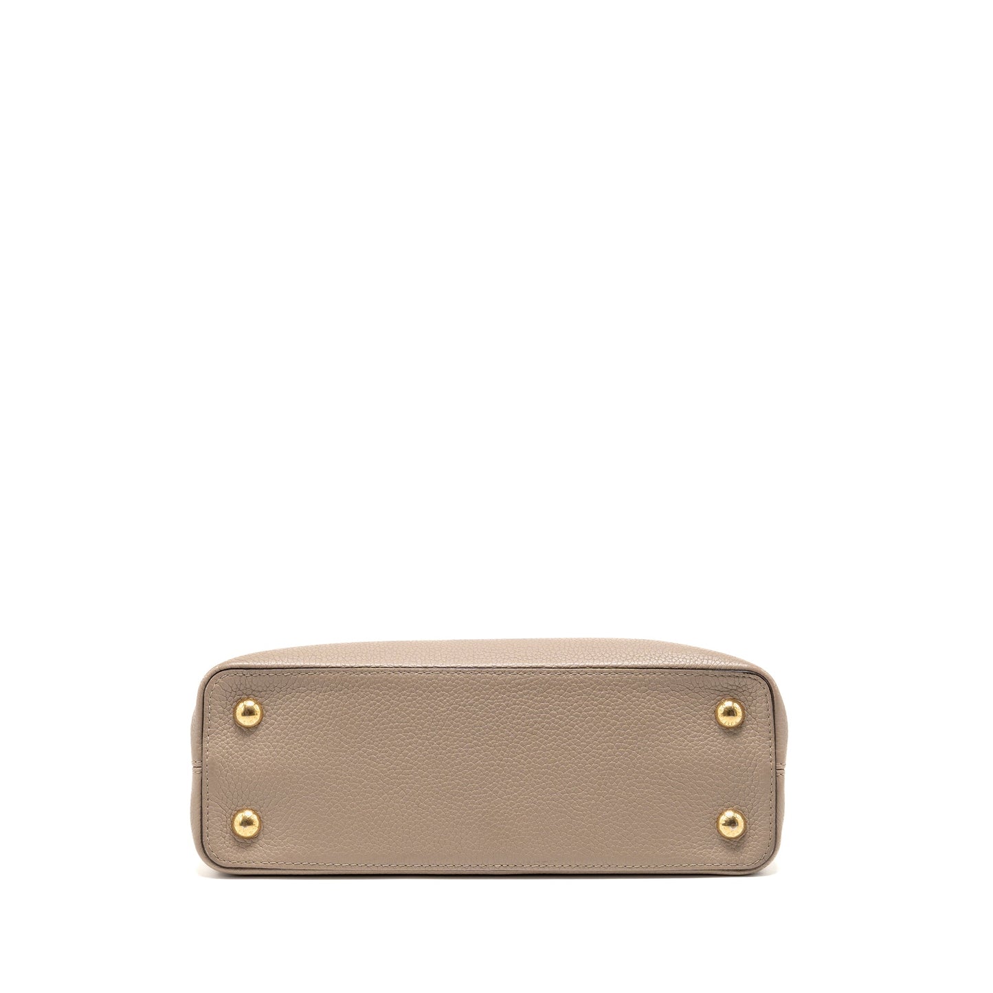 Louis Vuitton Capucines Taurillon Leather Light Grey