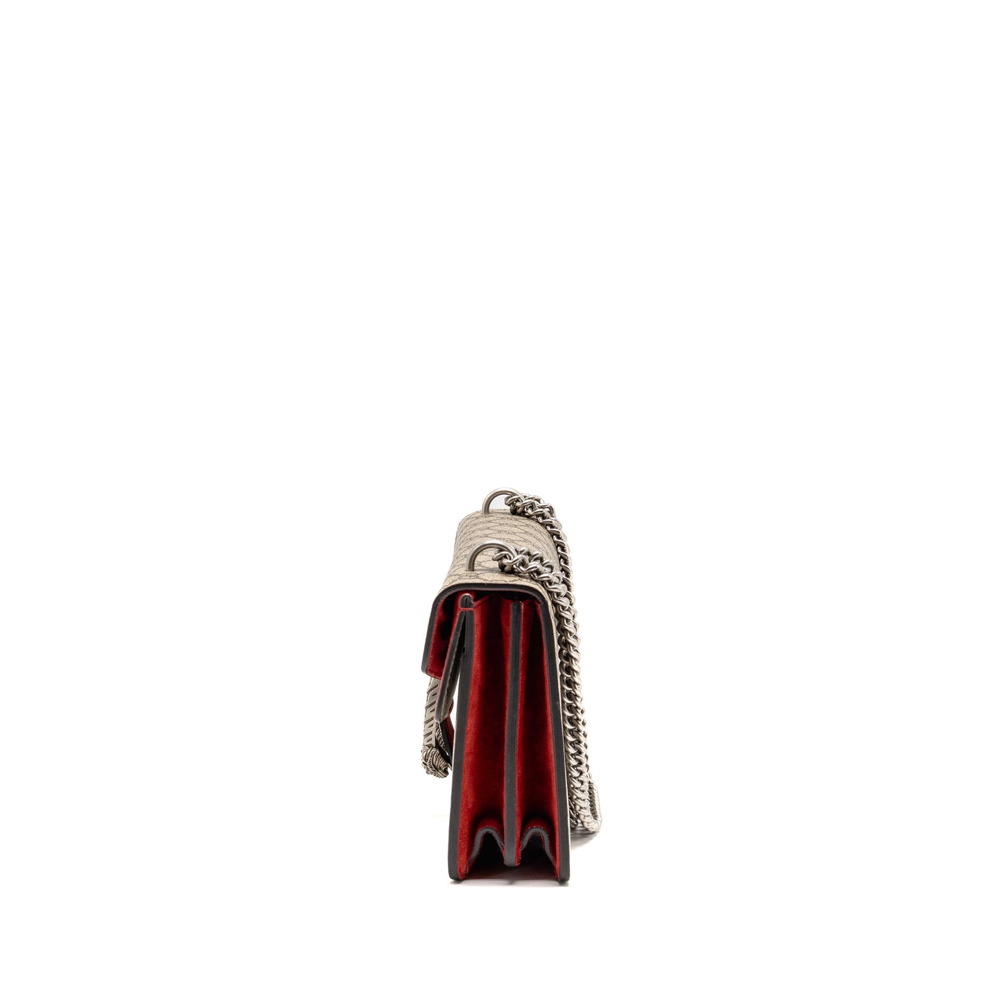 Gucci Small Dionysus Mini Purse Supreme Canvas/Suede Red
