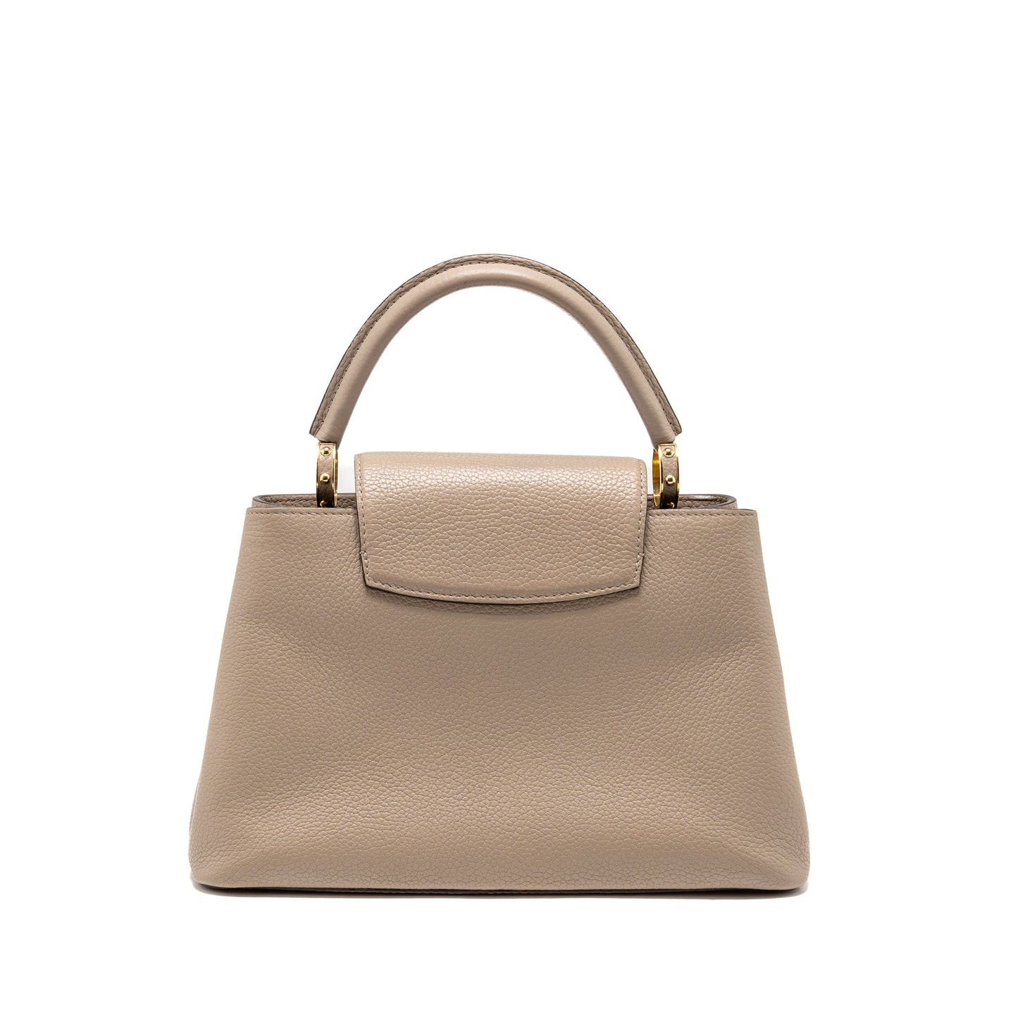 Louis Vuitton Capucines Taurillon Leather Light Grey