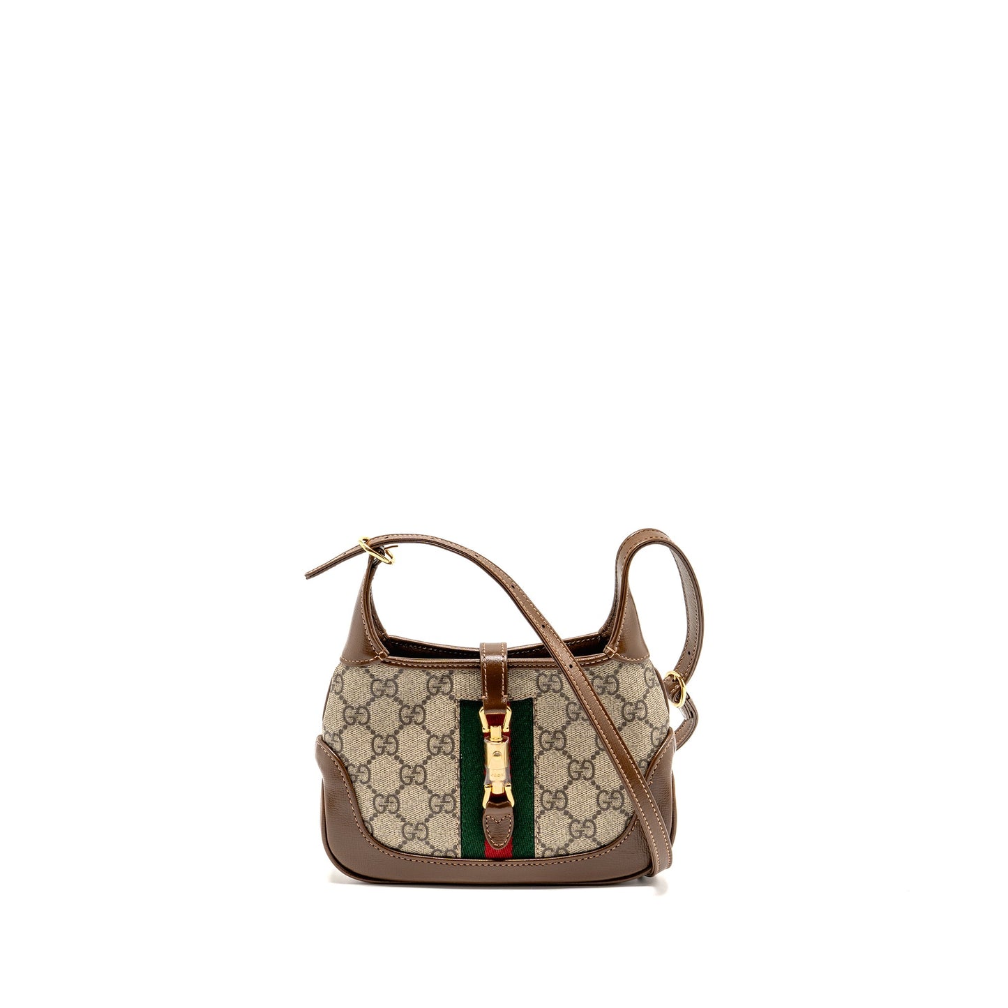 Gucci Jackie 1961 Mini Mini Purse Calfskin BROWN/Multicolour