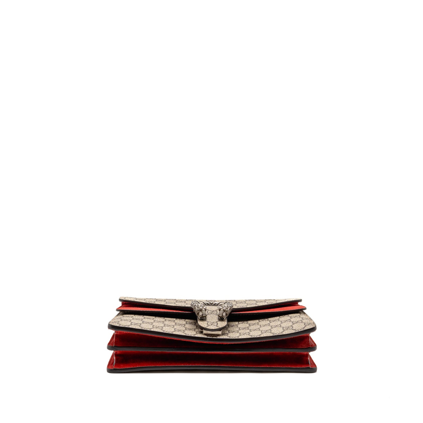 Gucci Small Dionysus Mini Purse Supreme Canvas/Suede Red