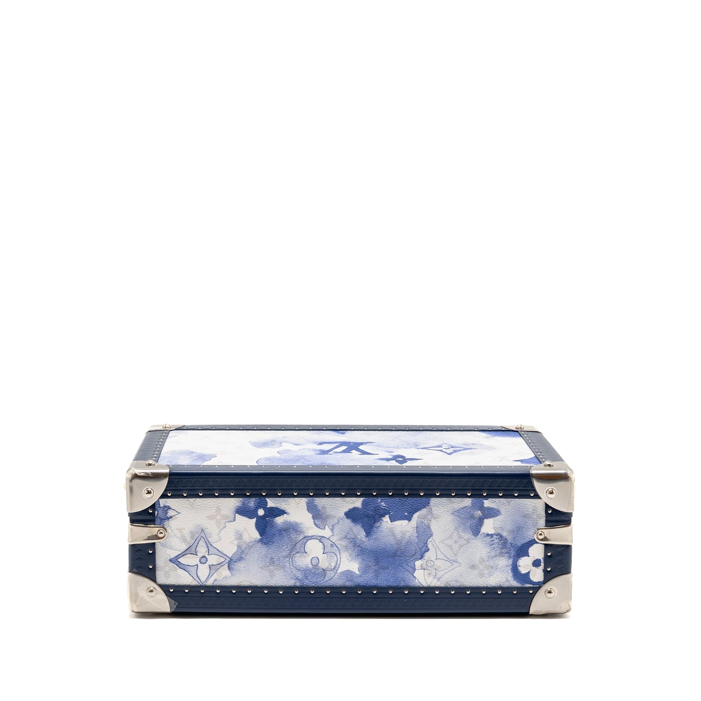 Louis Vuitton Coffret 8 Montres Watch Box Watercolour Monogram Canvas/Calfskin Blue/White