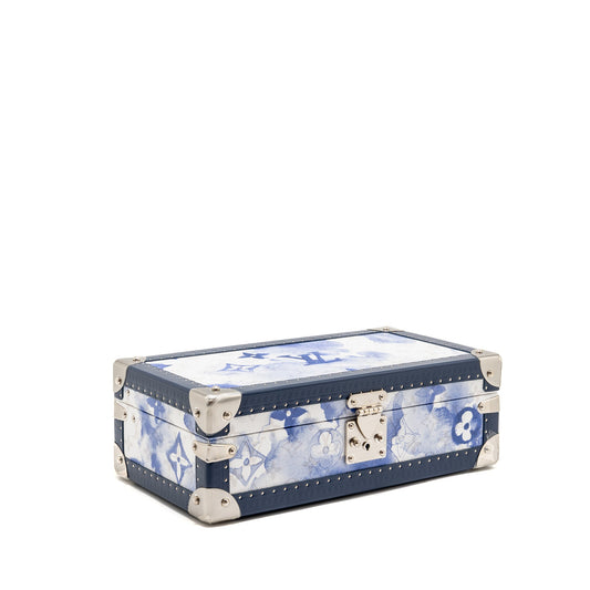 Louis Vuitton Coffret 8 Montres Watch Box Watercolour Monogram Canvas/Calfskin Blue/White