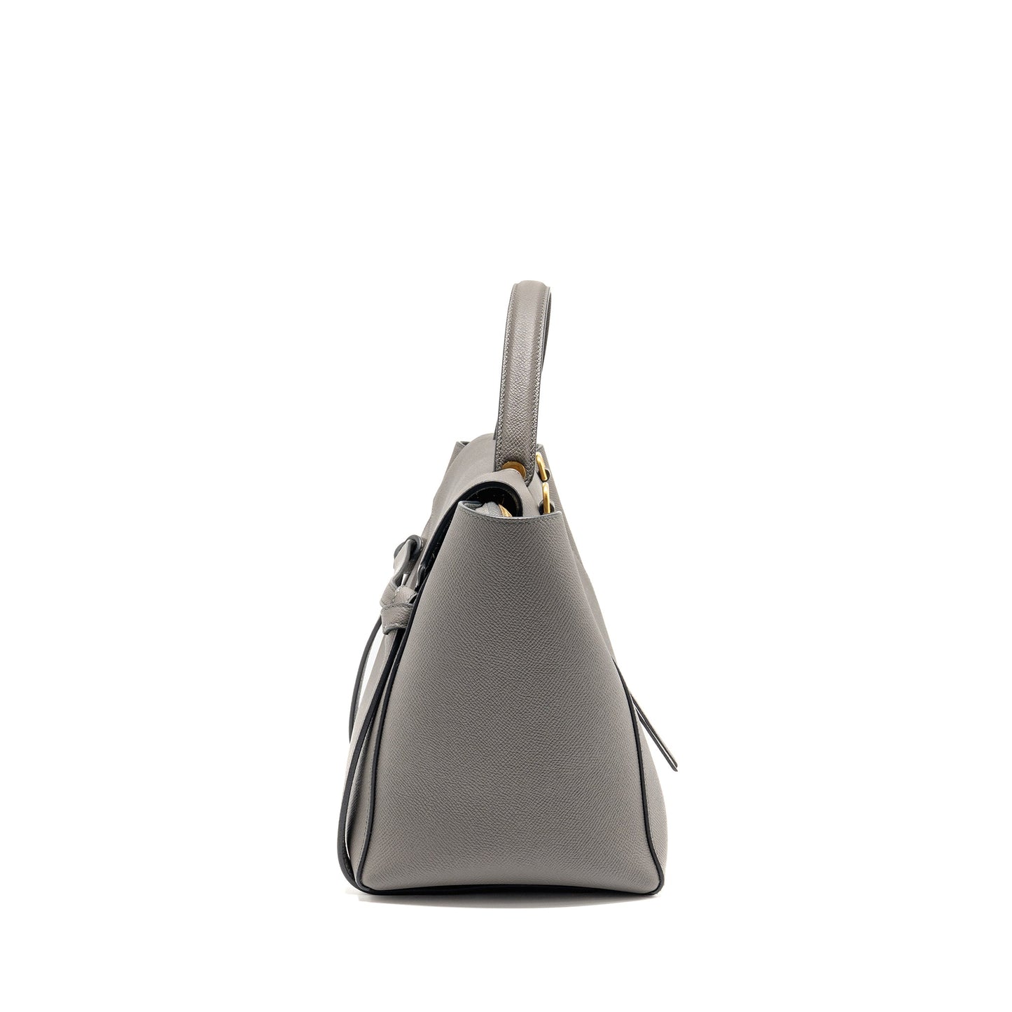 Celine Mini Belt Purse Grained Calfskin Grey