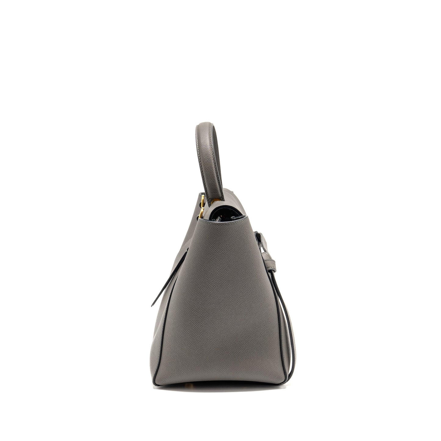 Celine Mini Belt Purse Grained Calfskin Grey