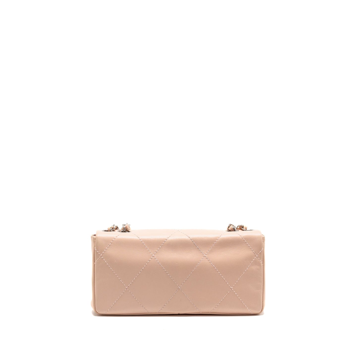 Chanel Vintage Giant CC Flap Bag Lambskin Rose Clair SHW