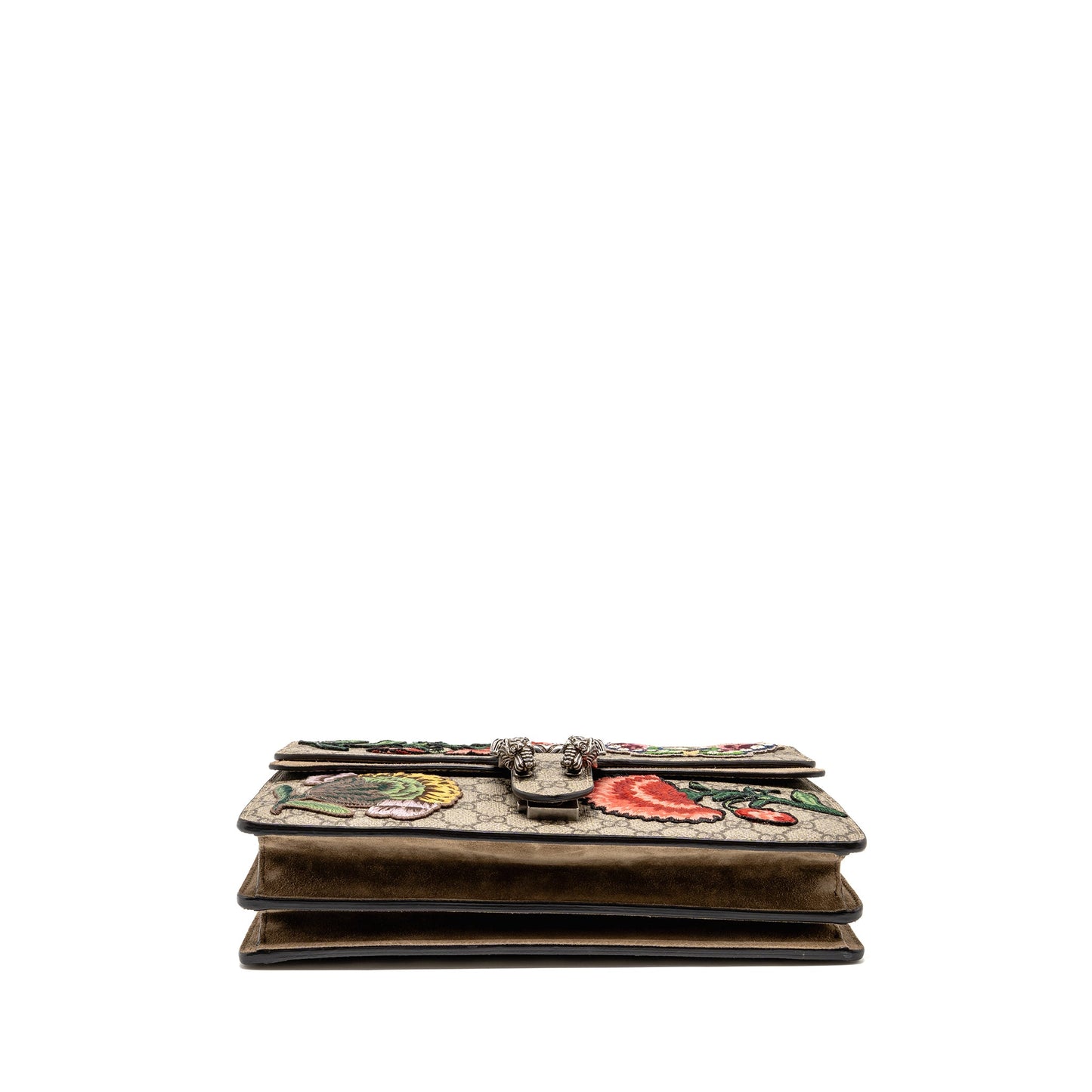 Gucci Medium Embroidered Dionysus Mini Purse Supreme Canvas/Suede Leather Multicolour
