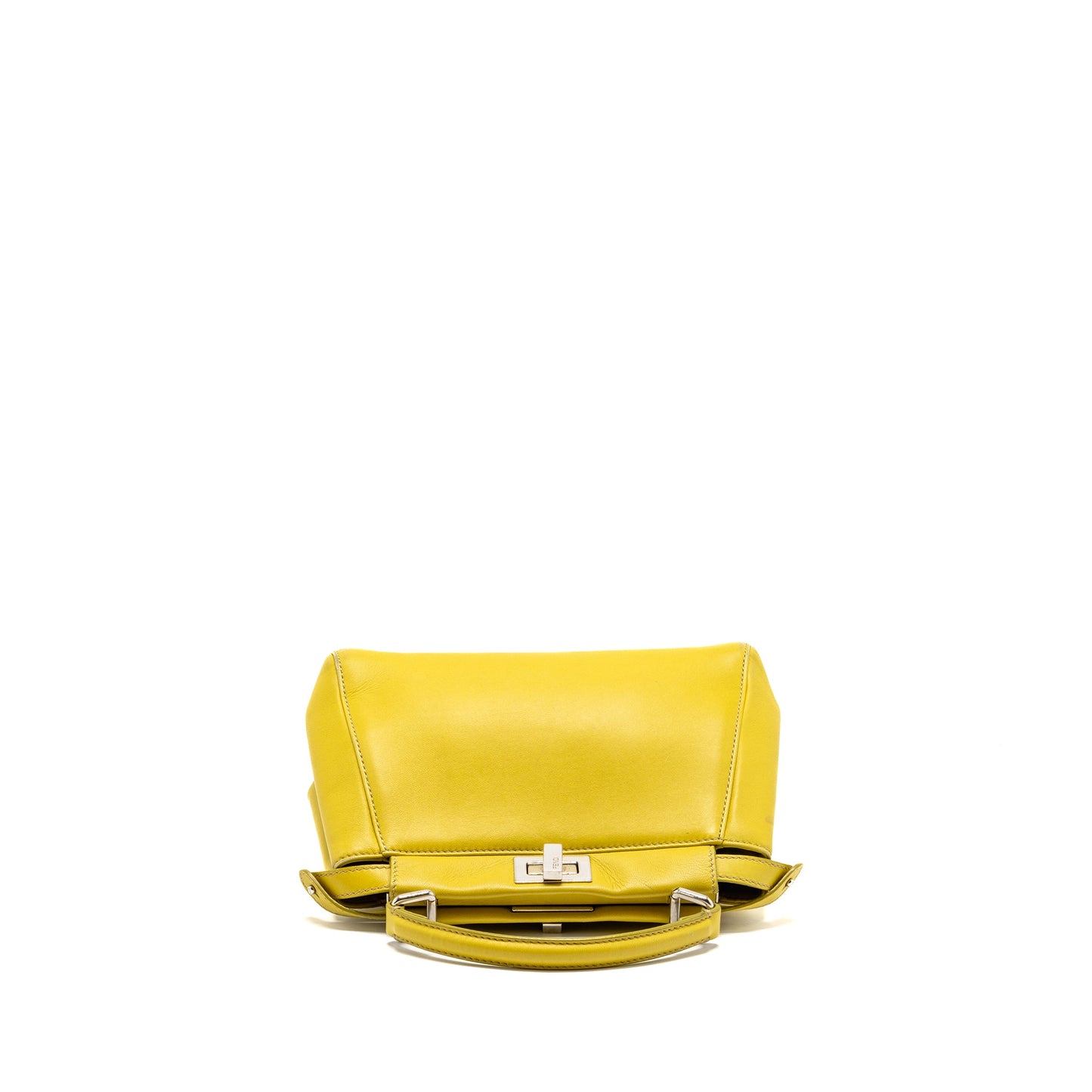 Fendi mini peekaboo lambskin light green