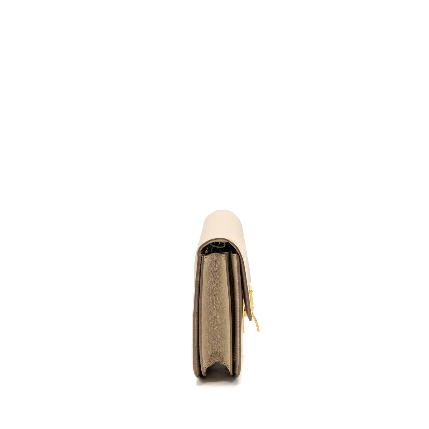 Celine Medium Classic Box Purse Goatskin Beige