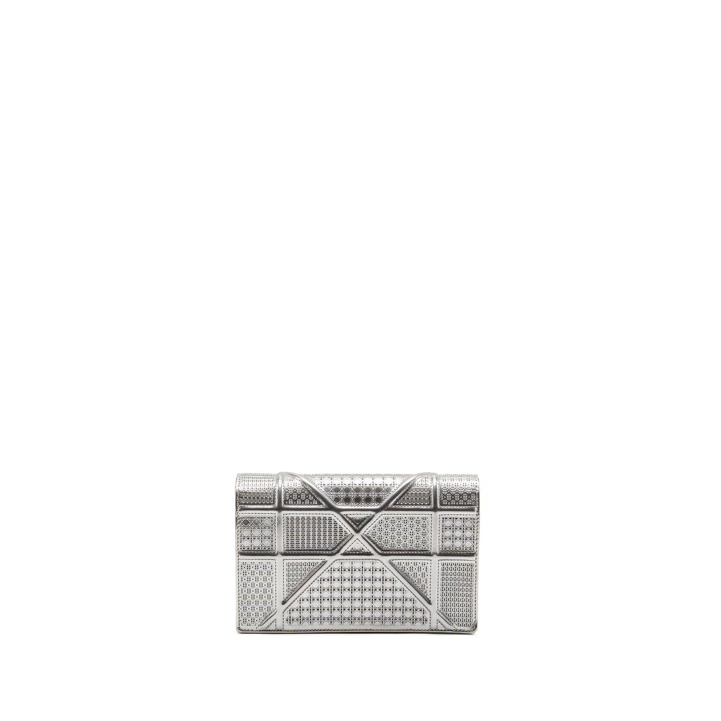 Dior Diorama Wallet On Chain Calfskin Silver