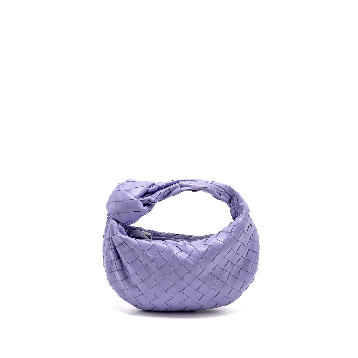 Bottega Veneta Mini Jodie Lambskin Purple