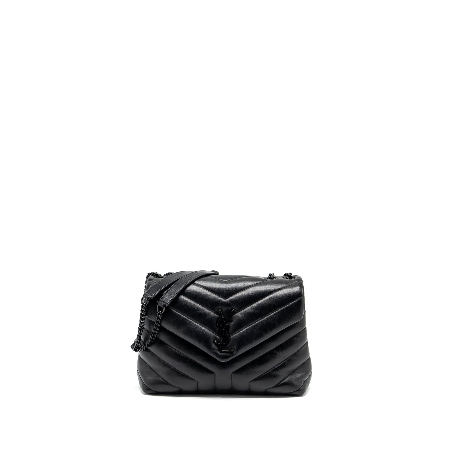 Saint Laurent/ Small Loulou Purse Calfskin So Black