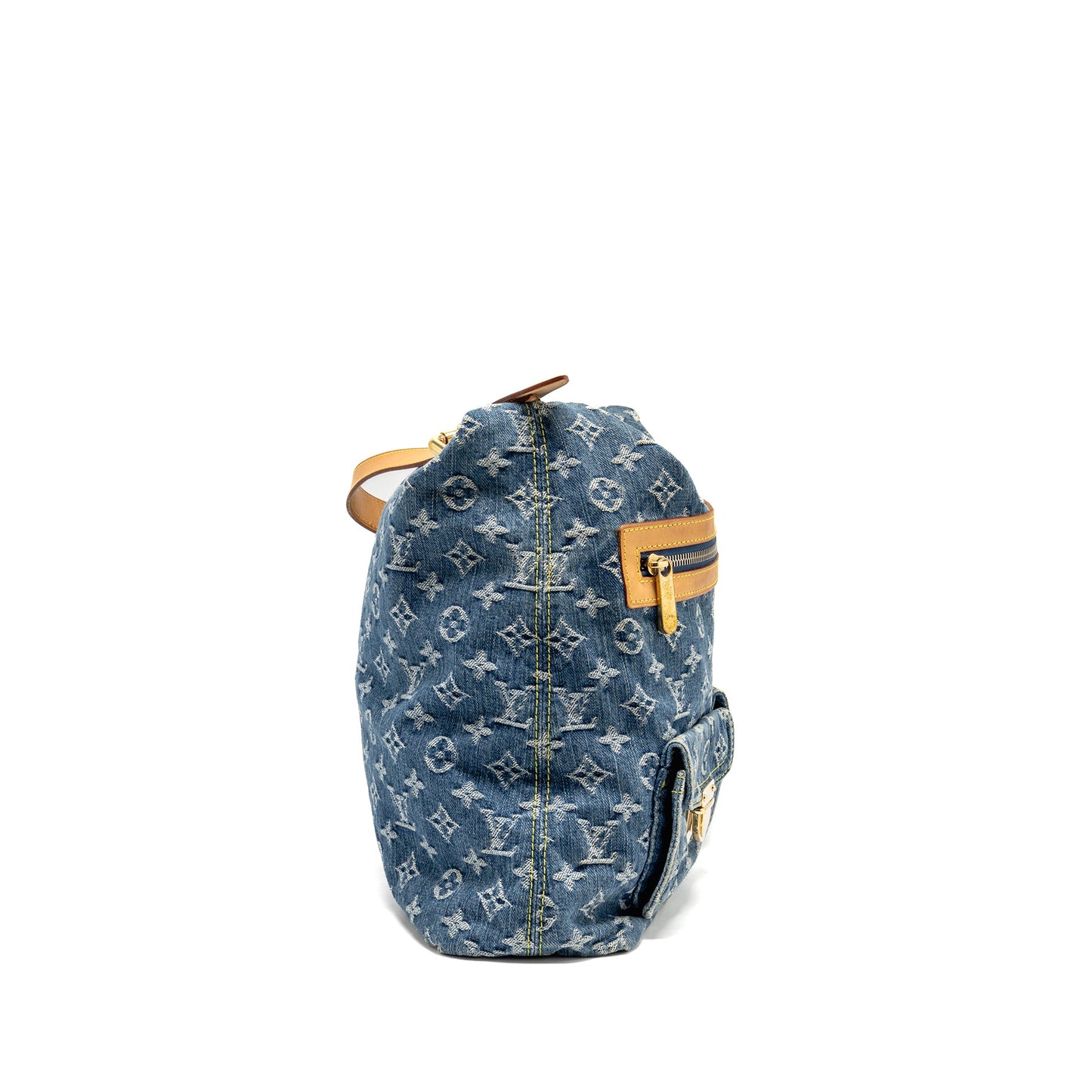 Louis Vuitton Vintage Baggy Mini Purse Monogram Denim
