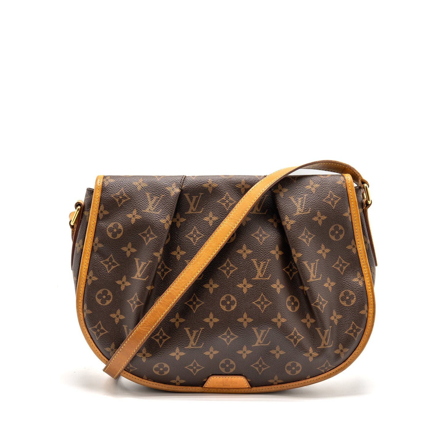Louis Vuitton Menilmontant Half Moon Purse Monogram Canvas