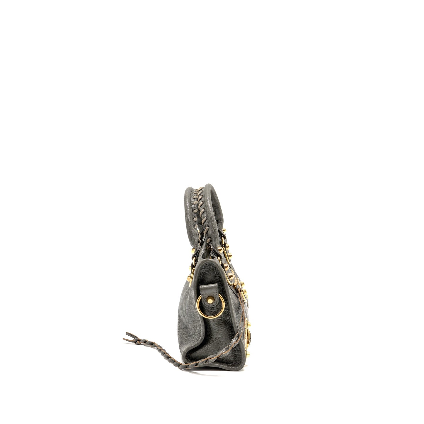 Balenciaga Mini City Purse Calfskin Grey