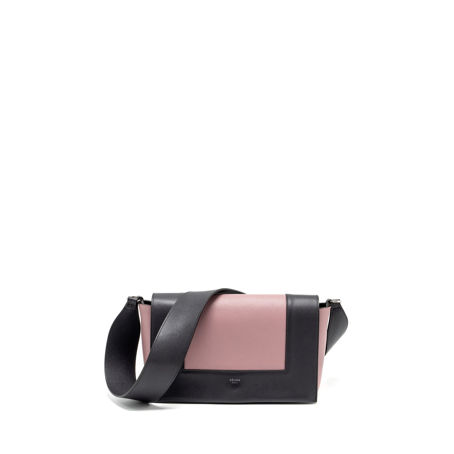 Celine Frame Purse Calfskin Pink/Grey
