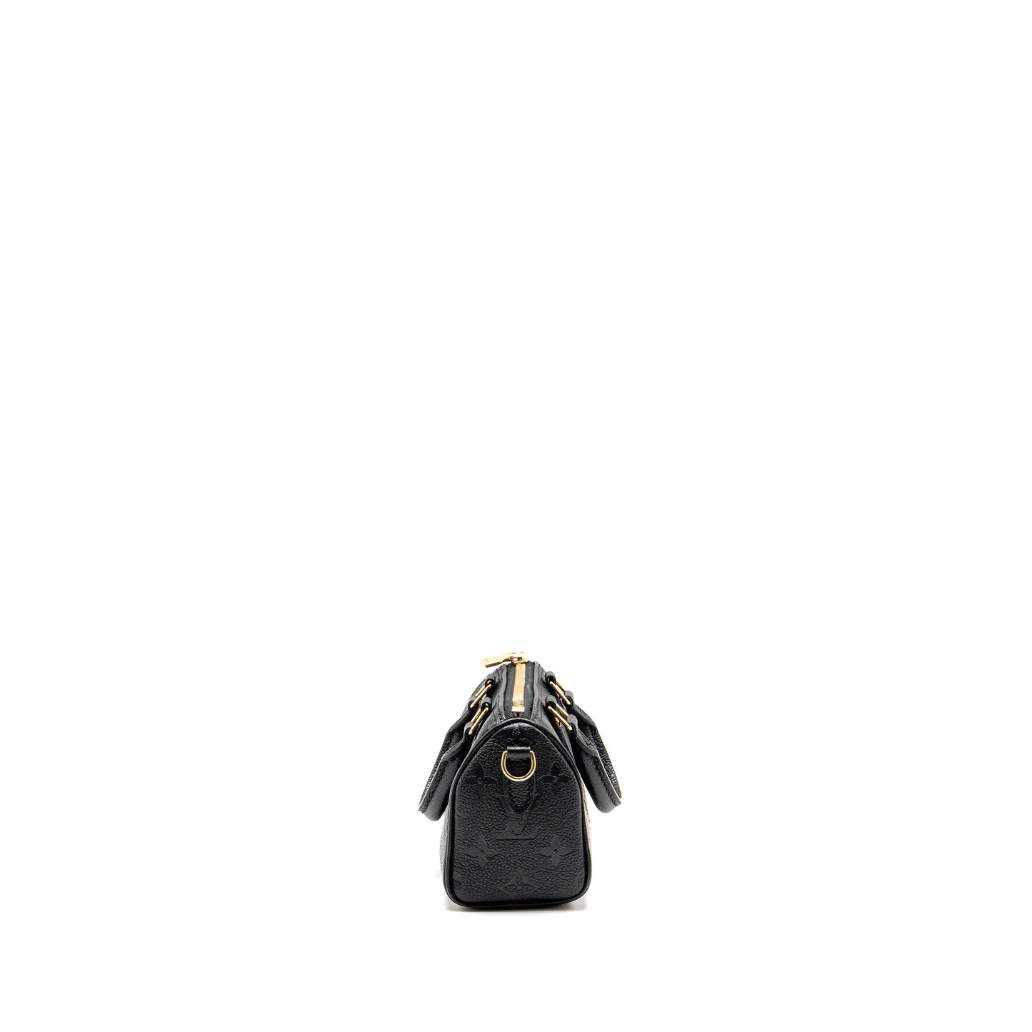 Louis Vuitton Nano Speedy Monogram Empreinte leather black