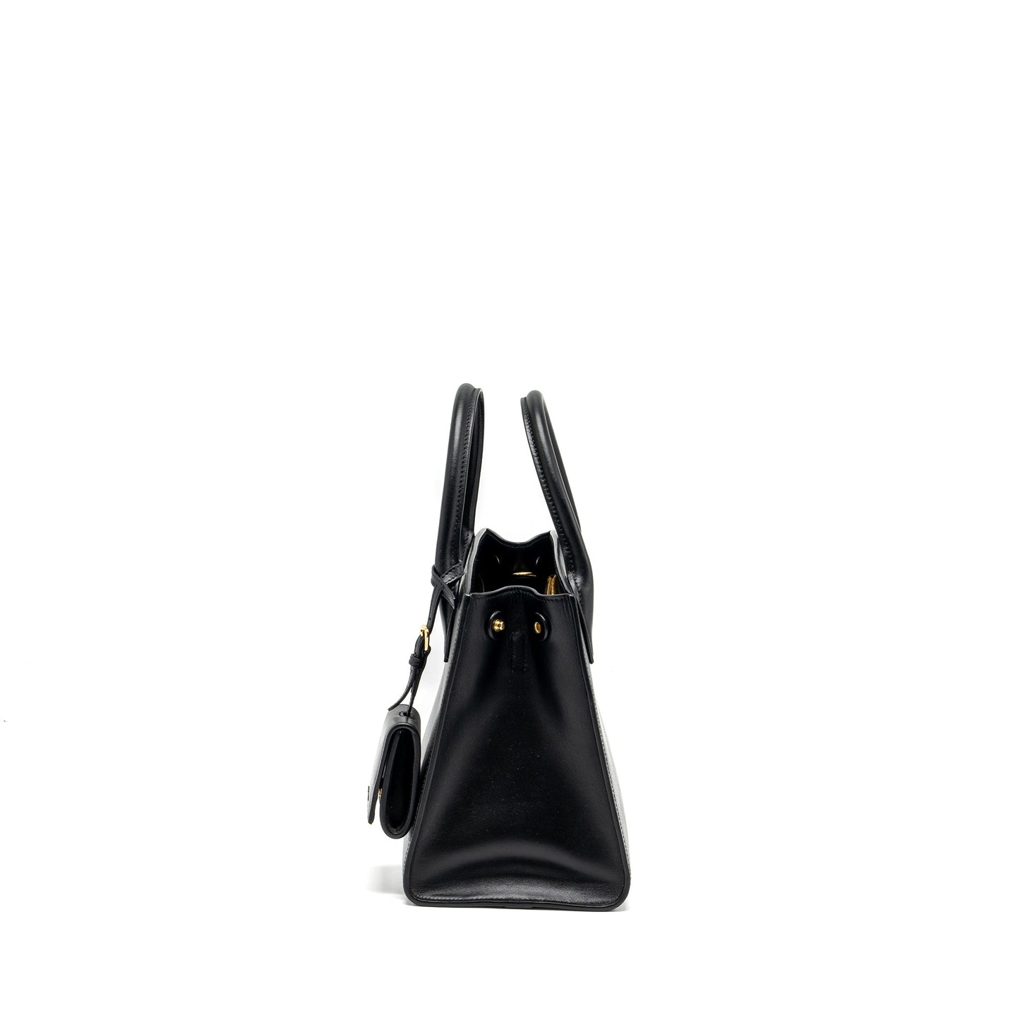 Prada Small Monochrome tote Purse Saffiano calfskin black