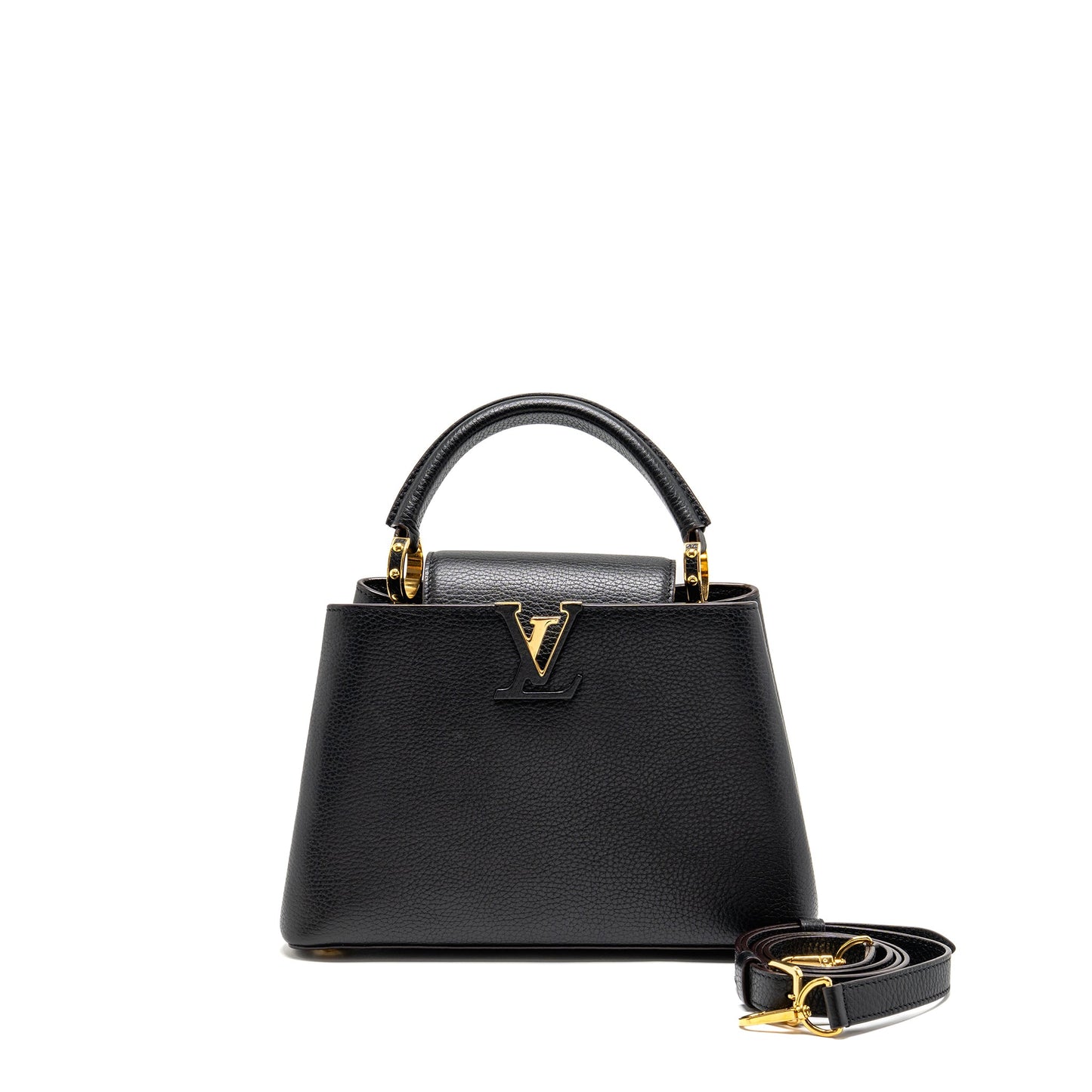 Louis Vuitton Capucines Calfskin Black