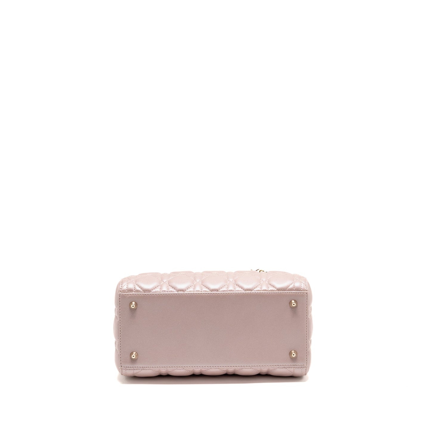 Dior Medium Lady Dior Lambskin Iridescent Pink