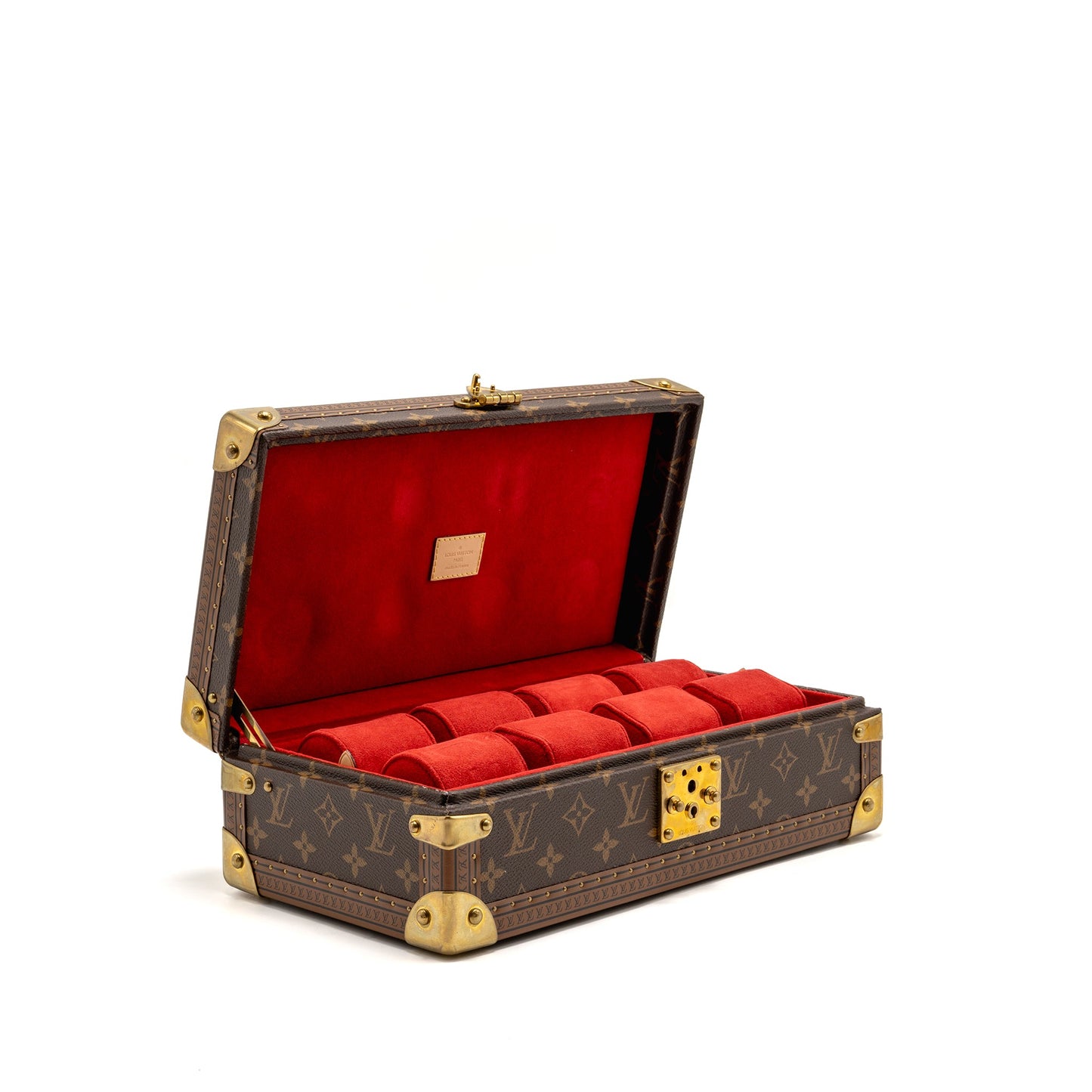 Louis Vuitton Coffret 8 Montres monogram canvas / rouge fusion