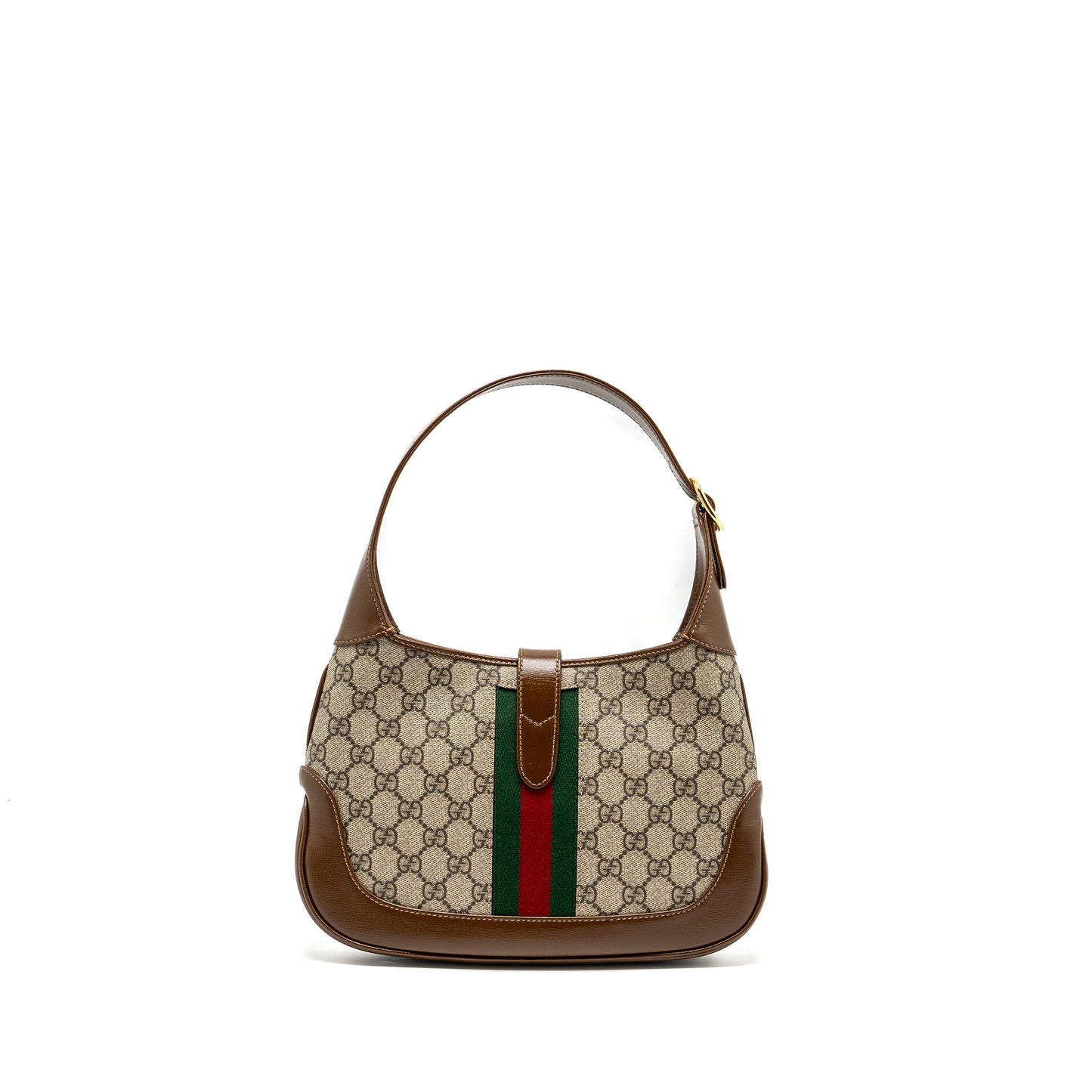 Gucci Jackie 1961 Small Mini Purse Calfskin Brown/Multicolour