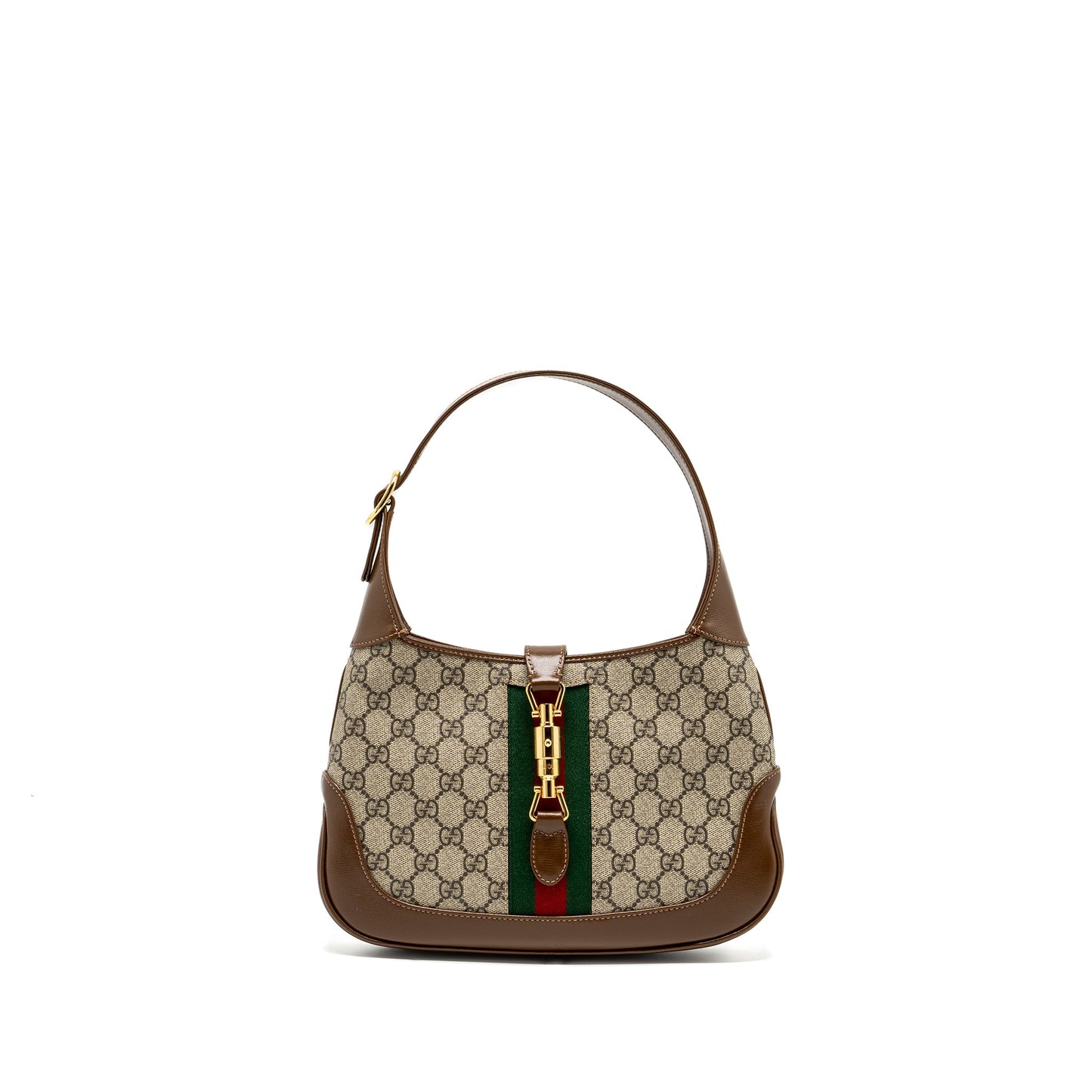 Gucci Jackie 1961 Small Mini Purse Calfskin Brown/Multicolour