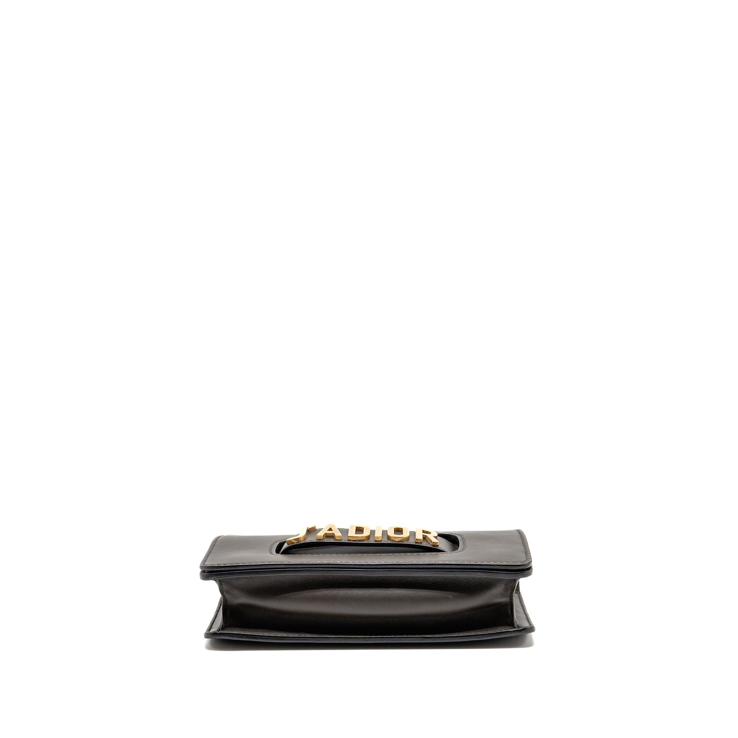 Dior JâAdior Flap Purse with Chain Calfskin Dark brown