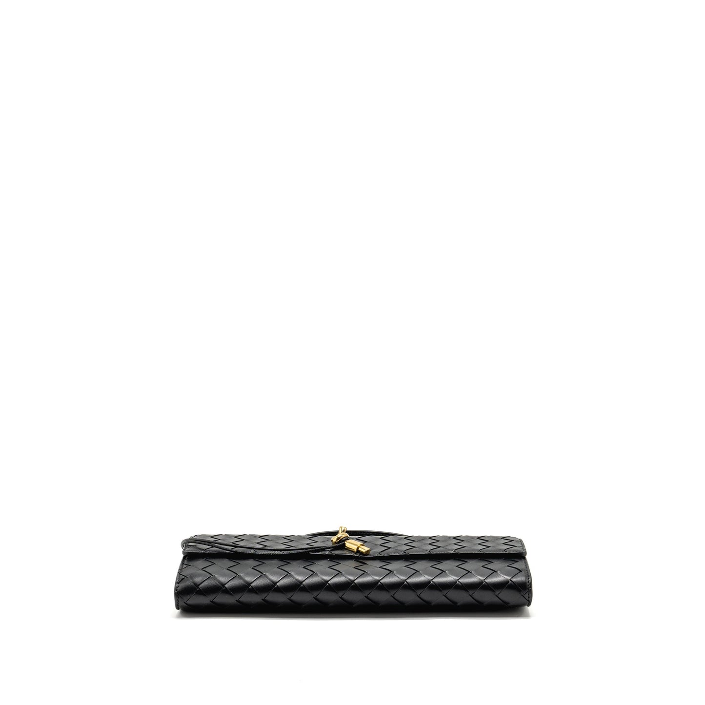 Bottega Veneta Andiamo Clutch lambskin black