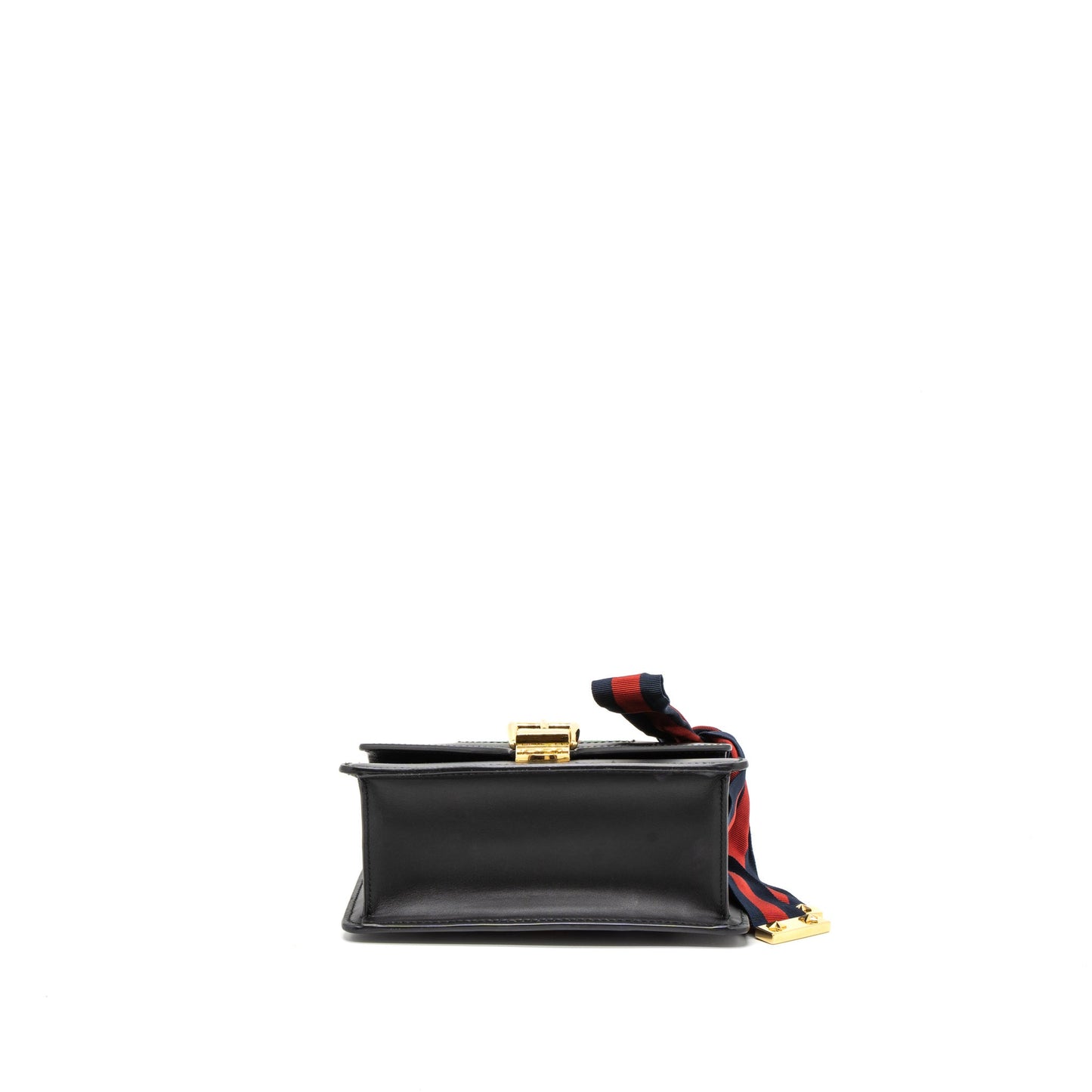 Gucci Mini Sylvie Chain Purse Calfskin Black