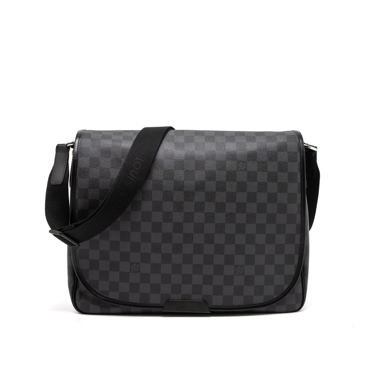 Louis Vuitton Large Messenger Purse Damier Graphite Canvas