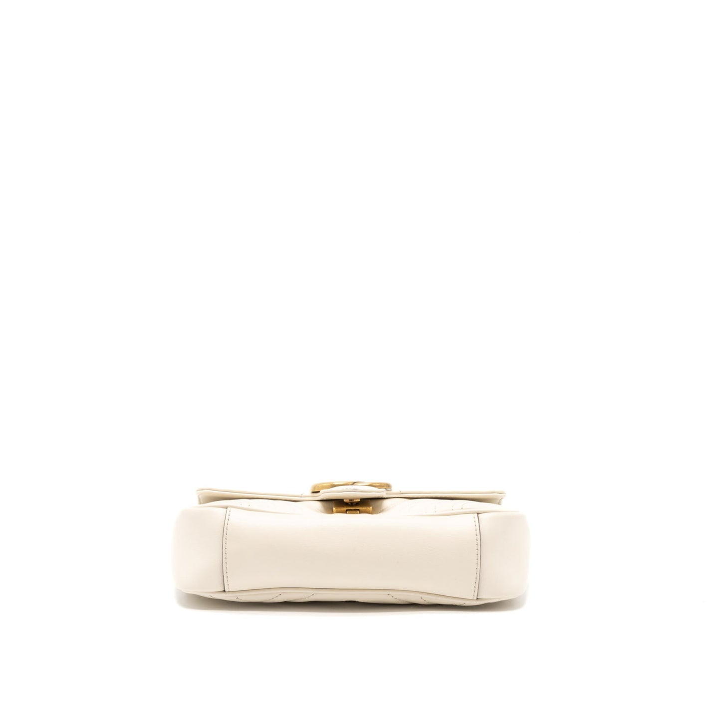 Gucci Marmont Mini Purse Calfskin White Brushed