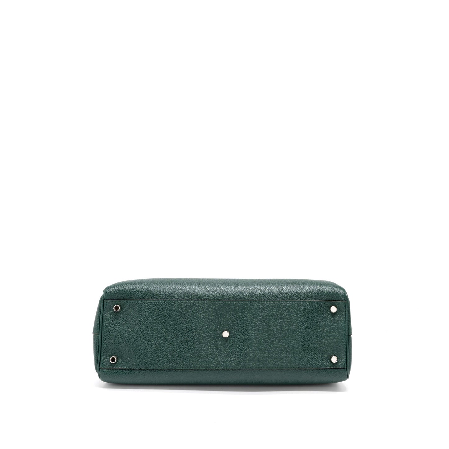 Gucci Top Handle Zumi Purse Calfskin Green Multicolour Hardware