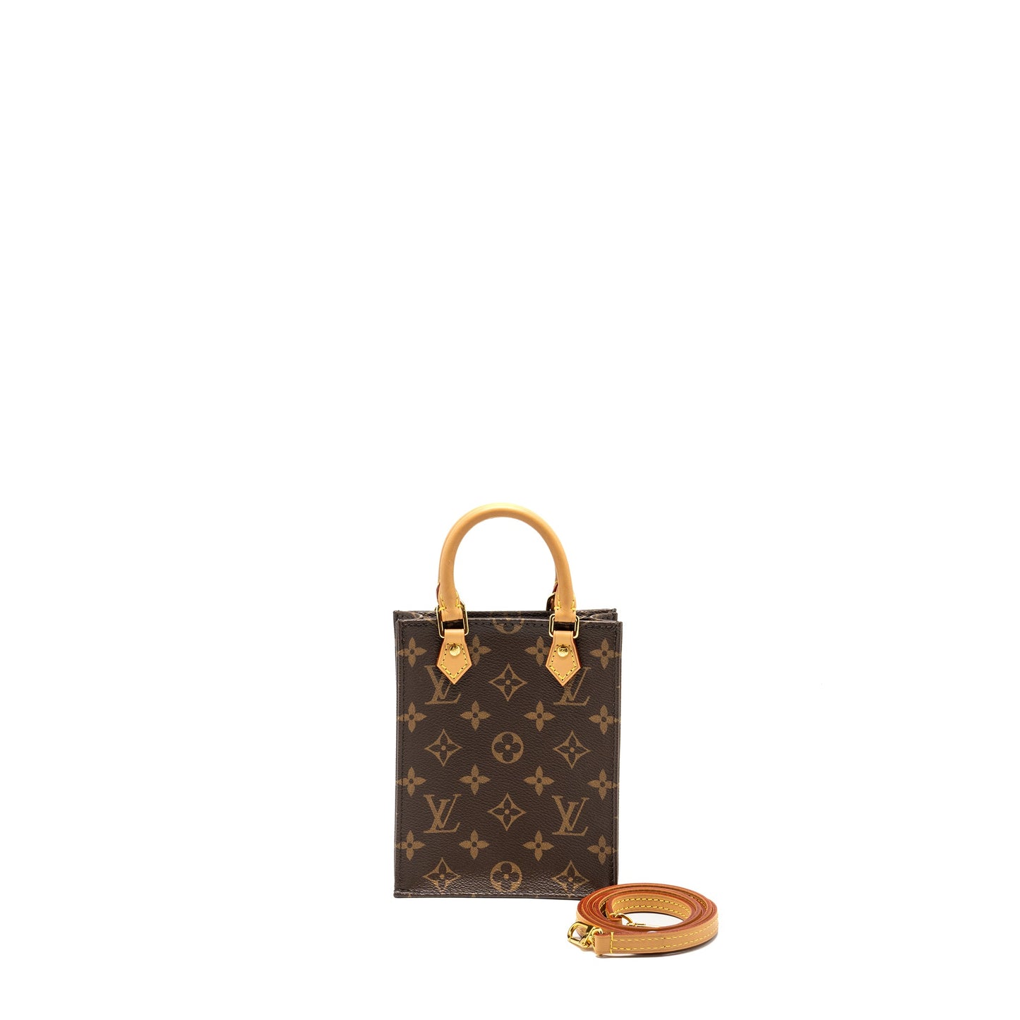 Louis Vuitton Patit Sac Plat Monogram Canvas