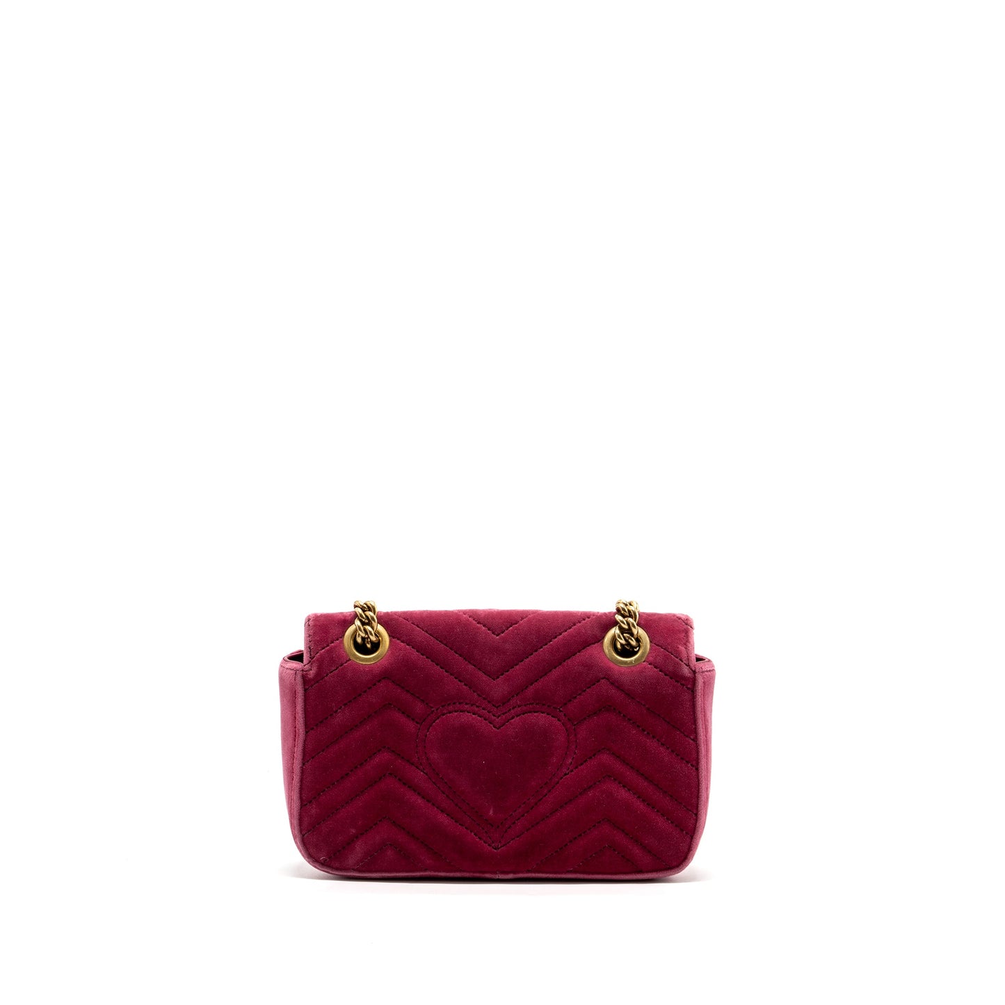 Gucci Small Marmont Mini Purse Velvet Pink