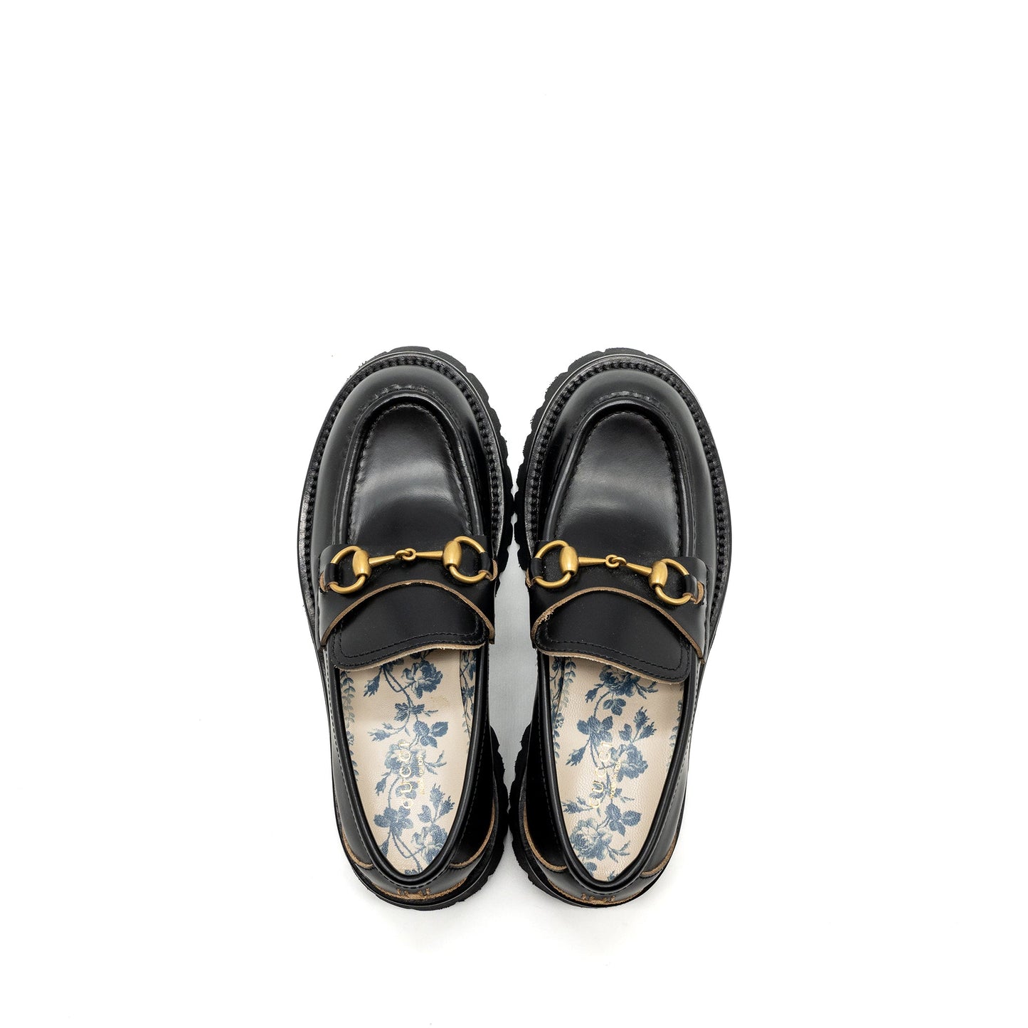 Gucci size 37 LEATHER HORSEBIT LOAFER Black