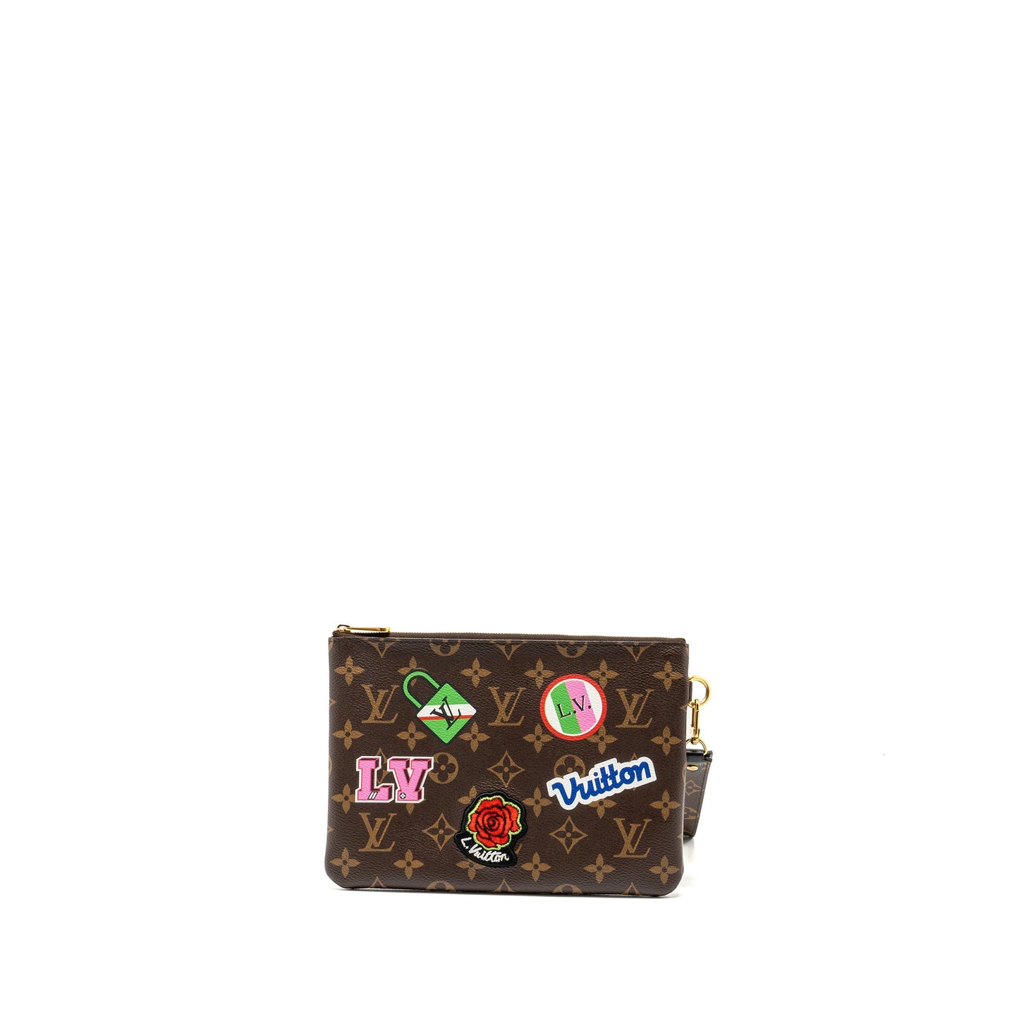 Louis Vuitton Travel Stickers City Pouch Monogram Canvas