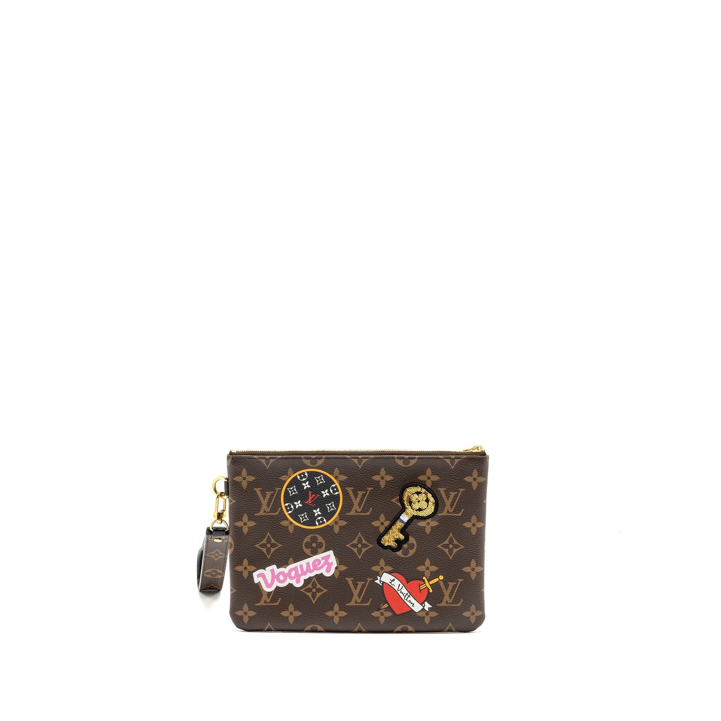 Louis Vuitton Travel Stickers City Pouch Monogram Canvas