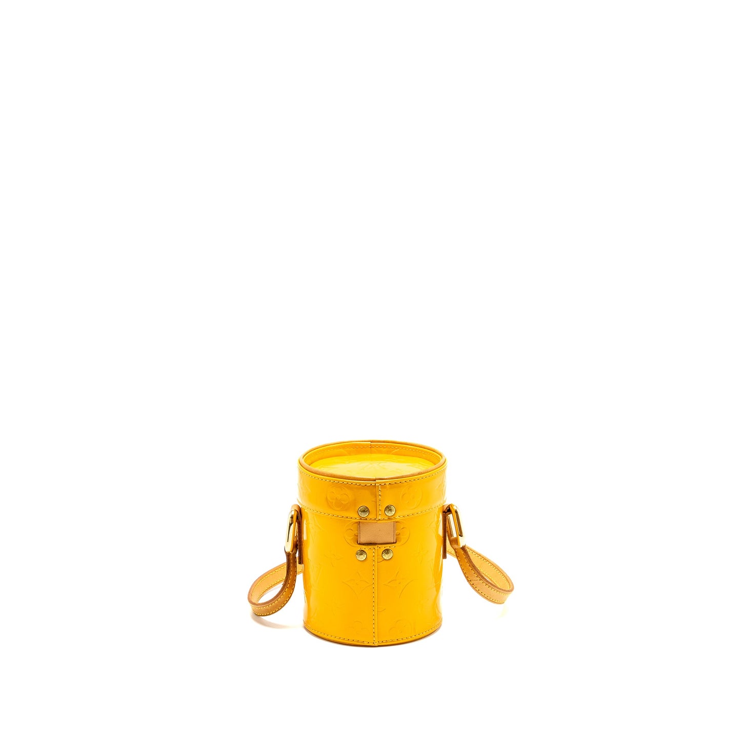 Louis Vuitton Vernis Astor Place Vanity Purse Patent Yellow