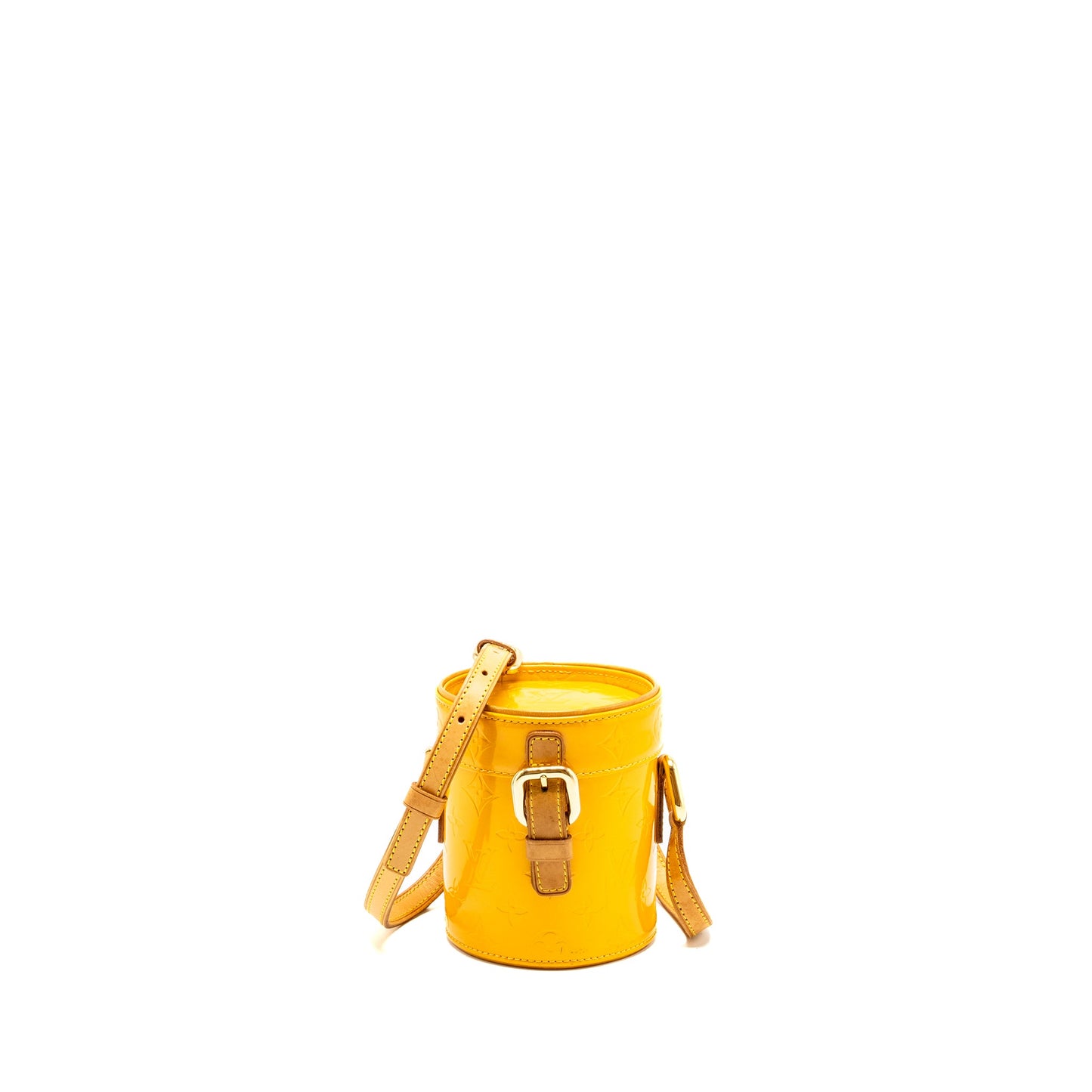 Louis Vuitton Vernis Astor Place Vanity Purse Patent Yellow