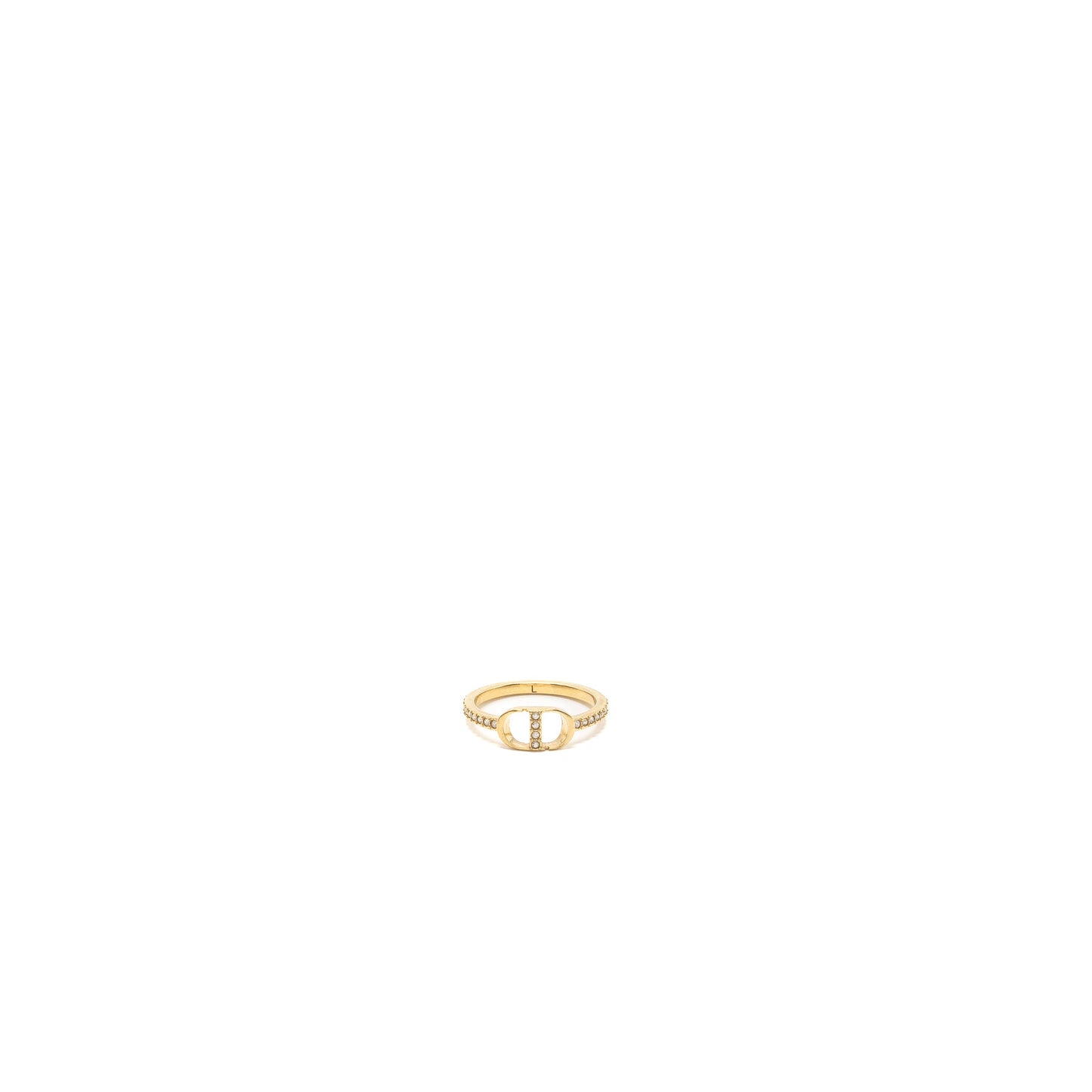 Dior size L ring gold tone