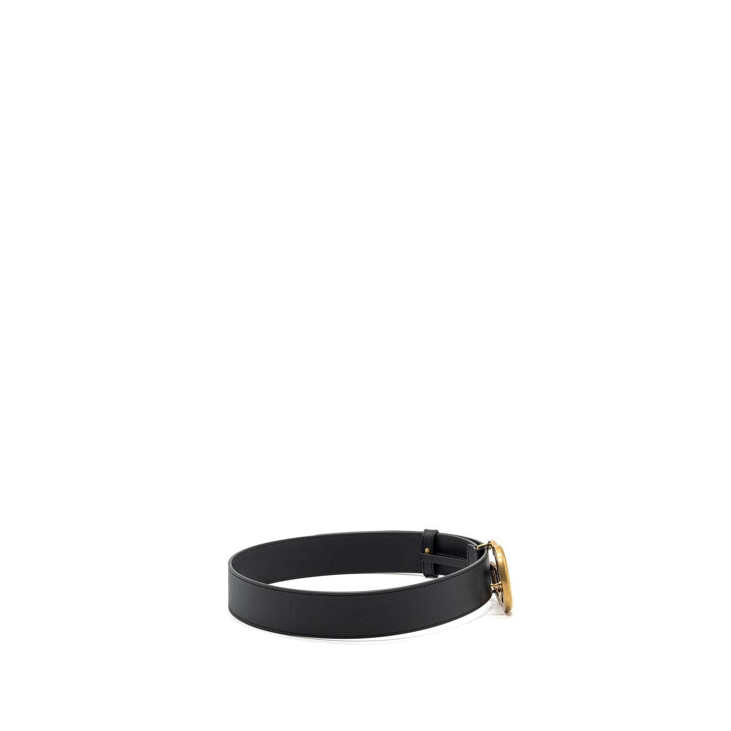 Gucci size 80 4cm width Marmont leather belt black