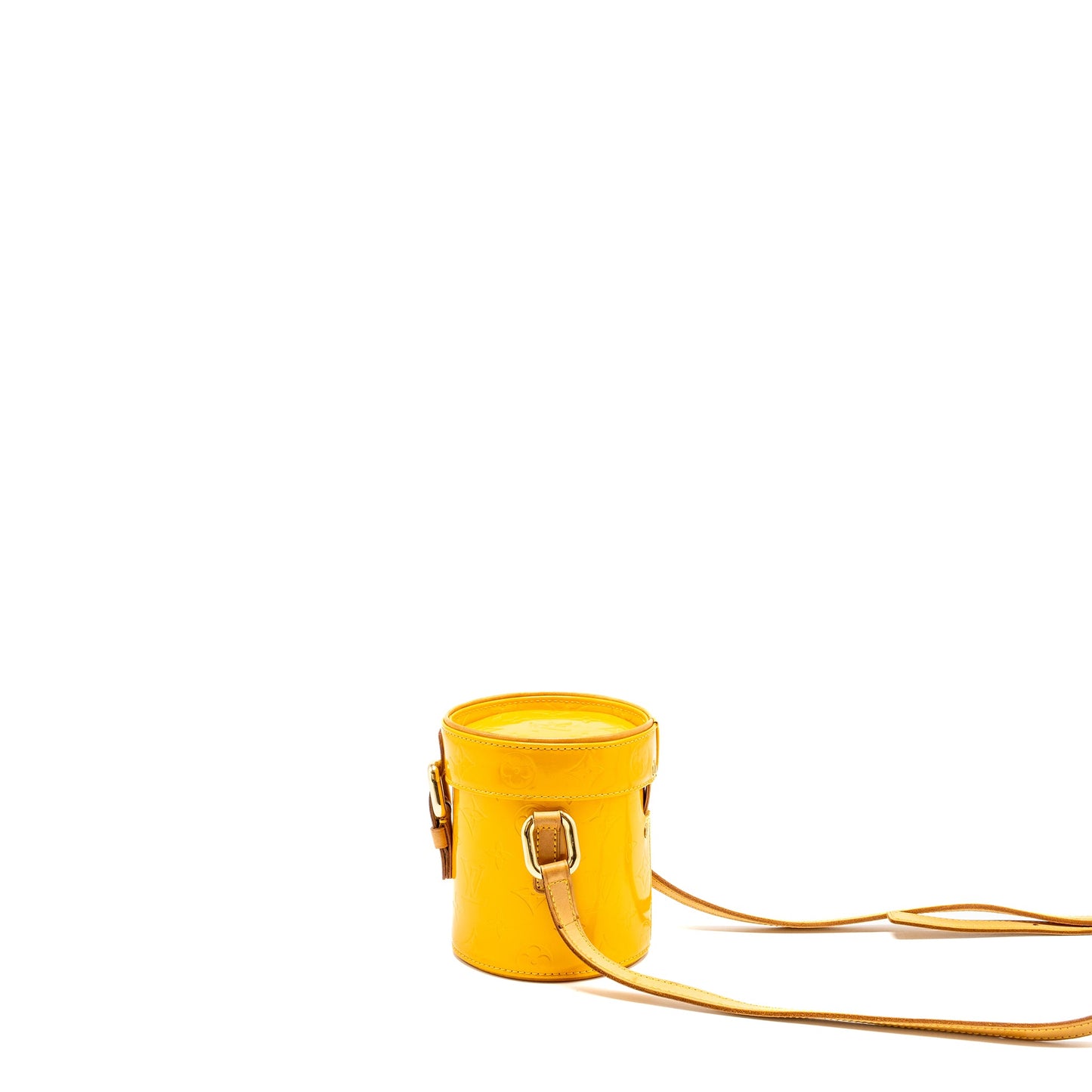 Louis Vuitton Vernis Astor Place Vanity Purse Patent Yellow